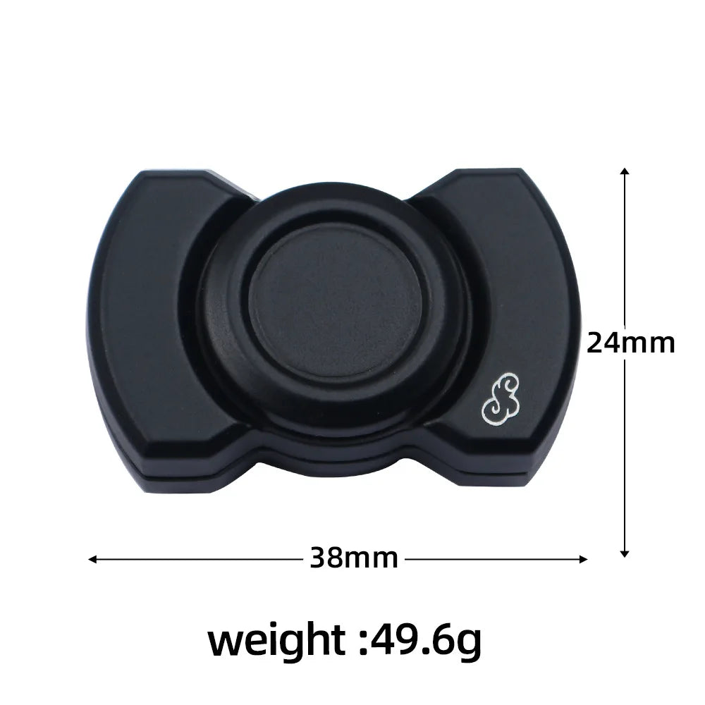 3-in-1 Alloy EDC Fidget Toy – Spinner, Slider & Sound Coin
