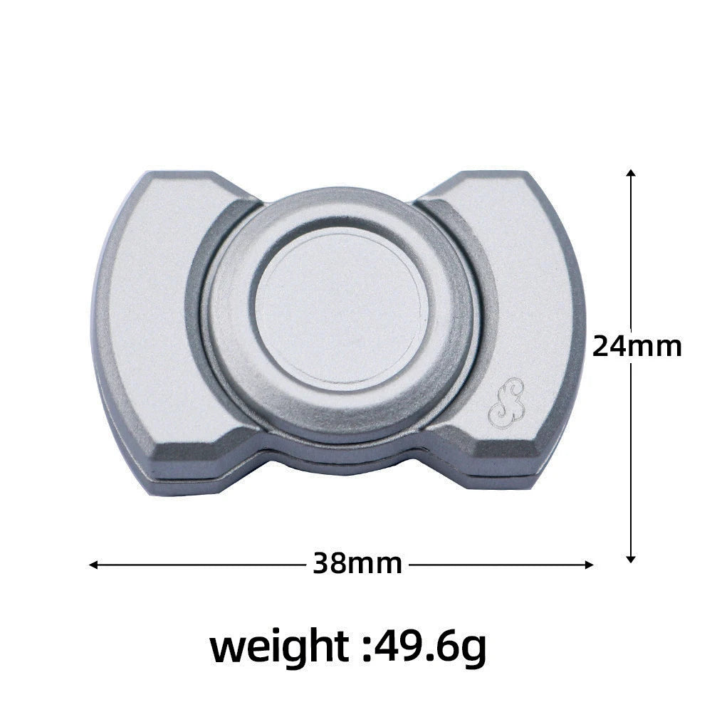 3-in-1 Alloy EDC Fidget Toy – Spinner, Slider & Sound Coin