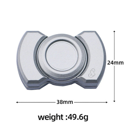 3-in-1 Alloy EDC Fidget Toy – Spinner, Slider & Sound Coin