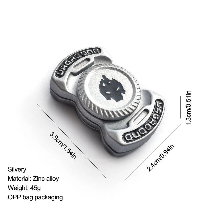 3-in-1 Alloy EDC Fidget Toy – Spinner, Slider & Sound Coin