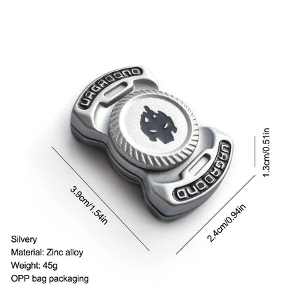 3-in-1 Alloy EDC Fidget Toy – Spinner, Slider & Sound Coin